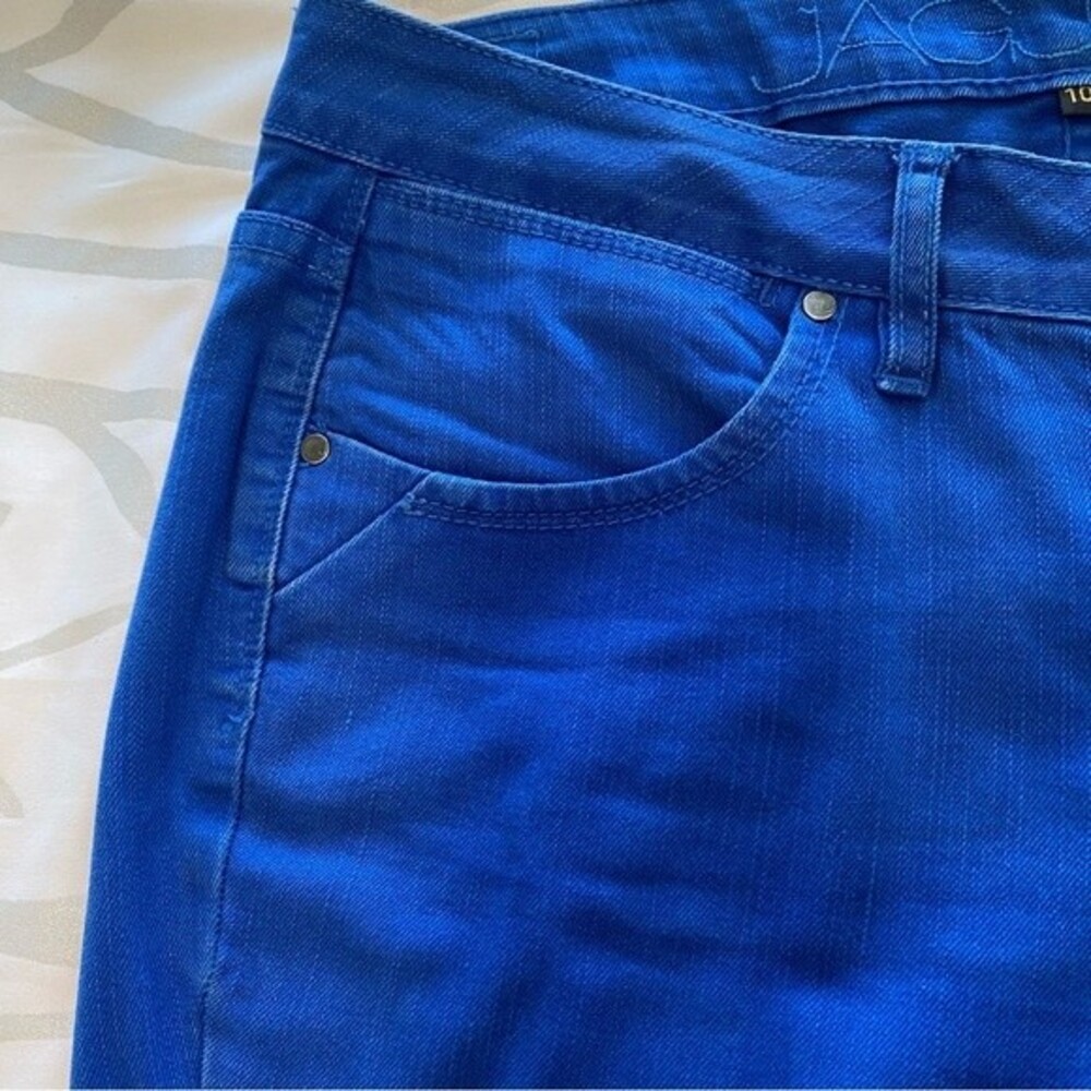 Jag Jeans Sapphire Blue Ankle Length 5 Pocket Low Rise Size 10 - Picture 4 of 9